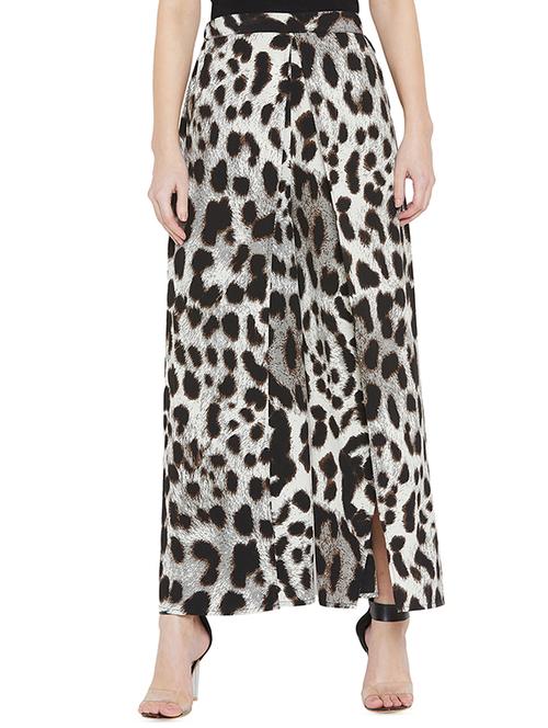 animal print high rise palazzo - 16319124 - Very Small Image - 1