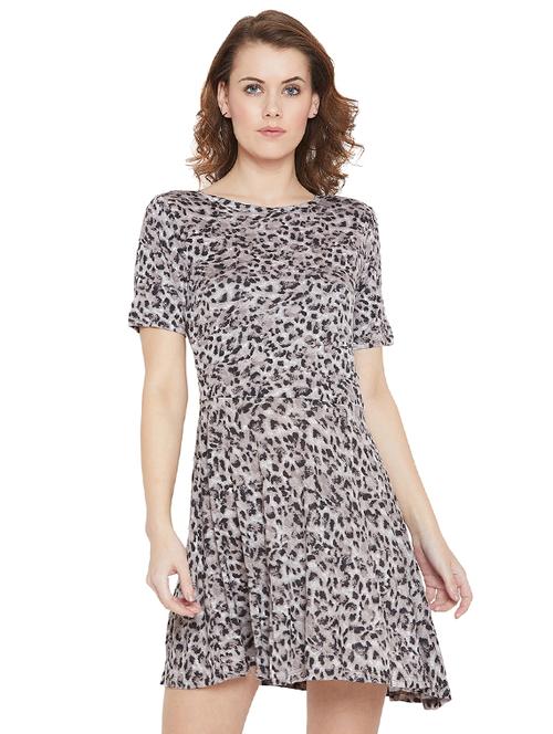 animal prints a-line dress - 16319125 - Very Small Image - 1