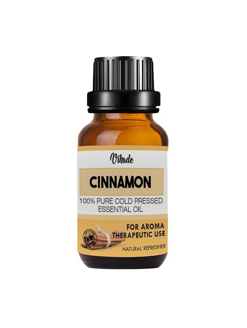 vihado cinnamon leaf (dalchini) oil 100% pure natural & for hair & skin care, face, acne (15 ml) (pack of 1) - 16320453 - Very Small Image - 1