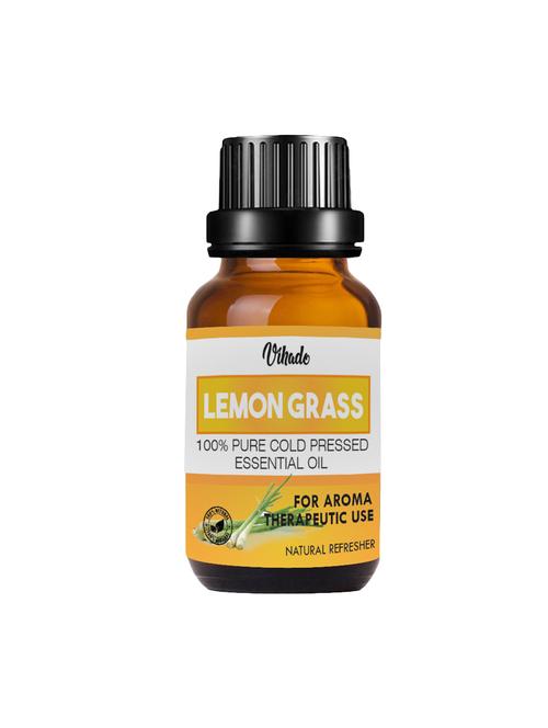 vihado lemongrass essential oil, 100% steam distilled natural, pure and organic (15 ml) (pack of 1) - 16320458 - Very Small Image - 1