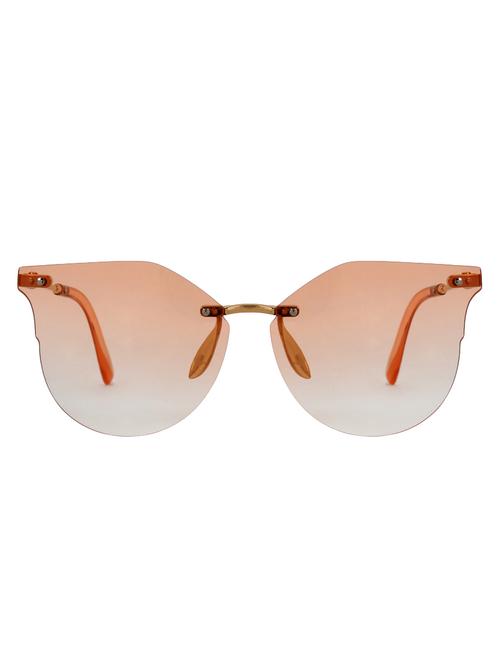 zyaden golden oversized unisex sunglasses - 16321176 - Very Small Image - 1