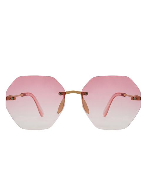zyaden golden oversized unisex sunglasses - 16321187 - Very Small Image - 1