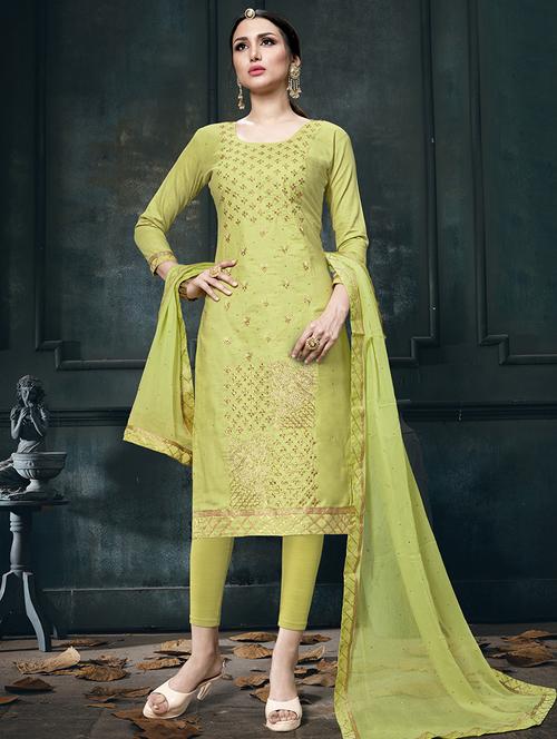 embroidered unstitched suit - 16321497 - Very Small Image - 1