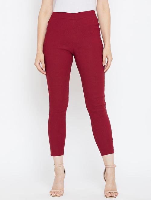 contrast pipe high rise jeggings - 16324235 - Very Small Image - 1