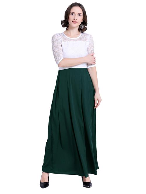 floral lace maxi dress - 16325374 - Very Small Image - 1