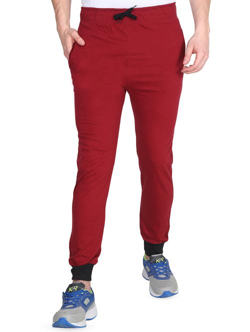 red solid joggers - 16325492 - Very Small Image - 1
