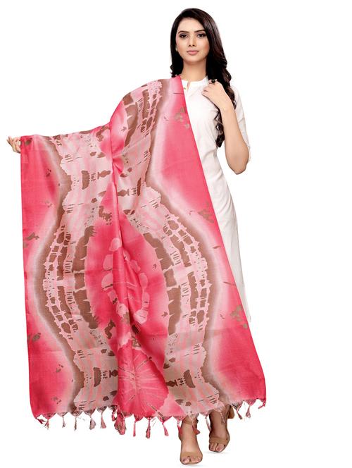 printed dupatta with tassels - 16325860 - Very Small Image - 1