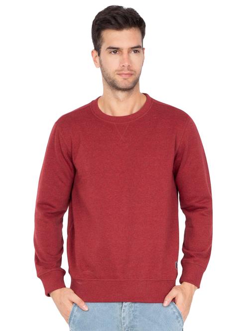 red solid sweatshirt - 16326866 - Very Small Image - 1