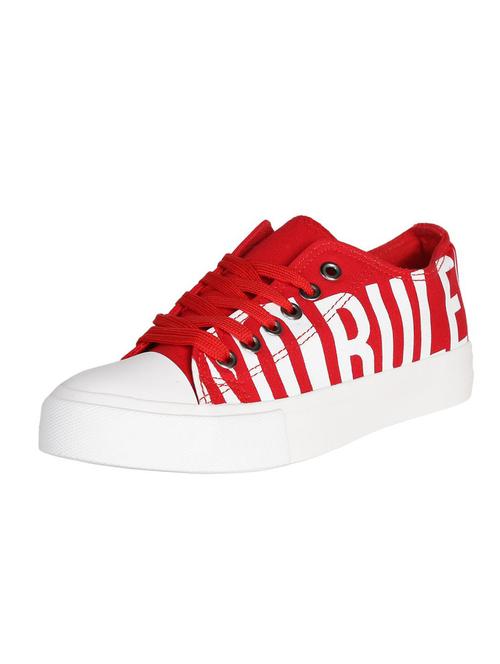red lace-up sneakers - 16327051 - Very Small Image - 1