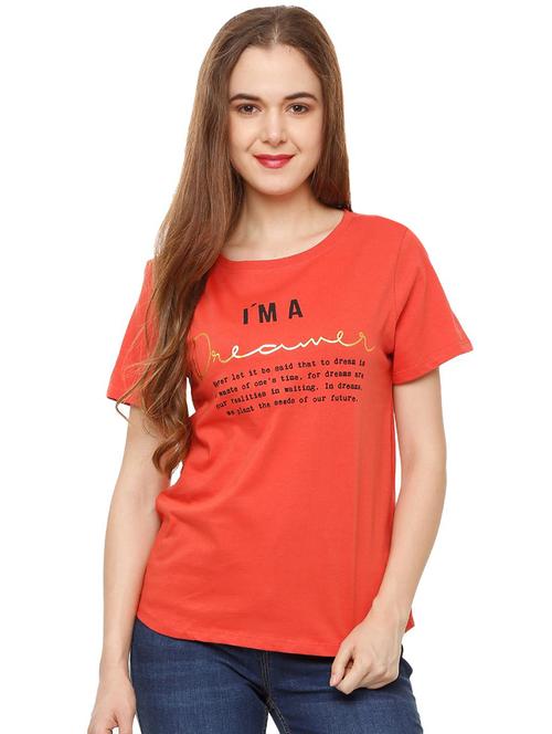 quirky text short sleeved top - 16328066 - Very Small Image - 1