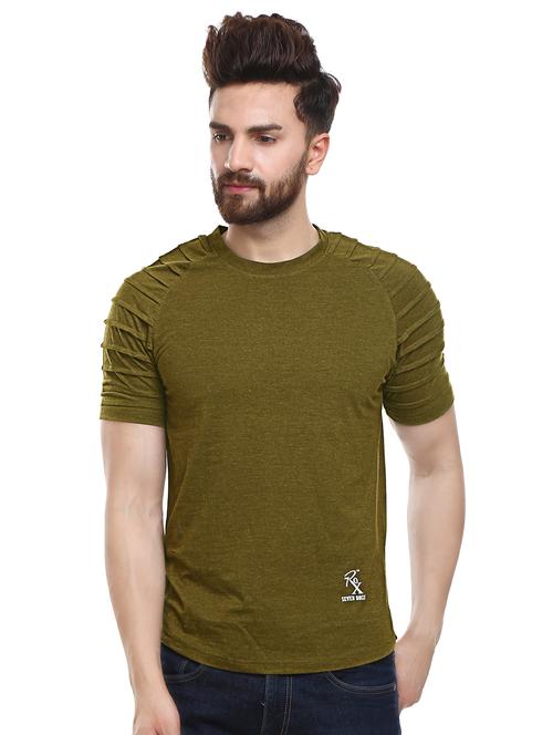 olive green raglan tshirt - 16328206 - Very Small Image - 1