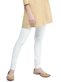 white solid churidar - 16328242 - Very Small Image - 1