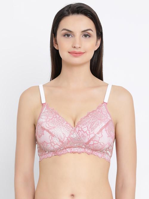 lightly padded laced bra - 16329144 - Very Small Image - 1