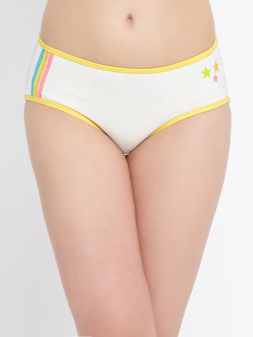 yellow cotton hipster panty - 16329162 - Very Small Image - 1