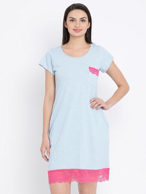 lace detail sleep shirt - 16329265 - Very Small Image - 1