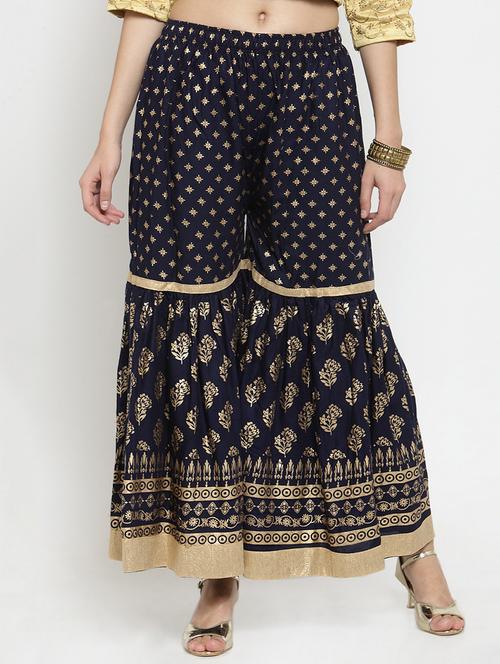 foil printed sharara - 16329360 - Very Small Image - 1