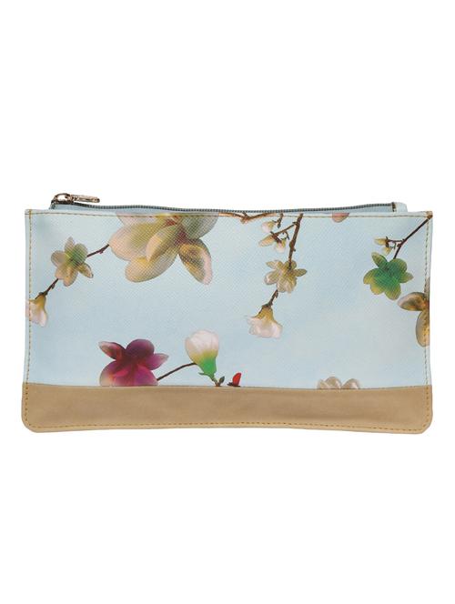 white leatherette (pu) regular clutch - 16332182 - Very Small Image - 1