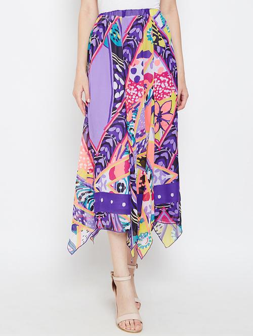 high rise abstract asymmetric skirt - 16332786 - Very Small Image - 1