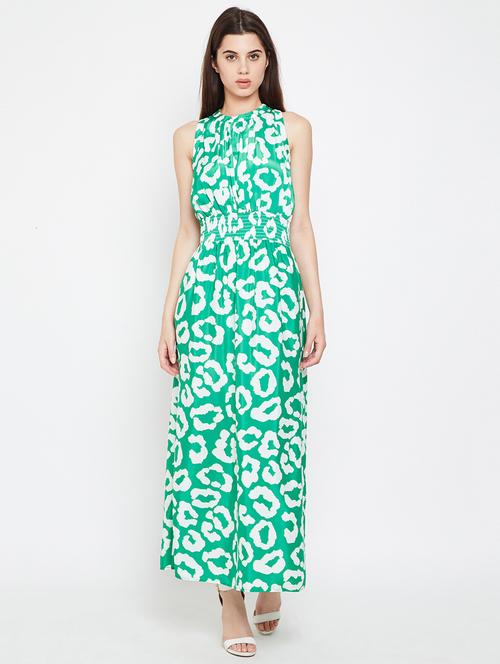 gather detail maxi dress - 16332814 - Very Small Image - 1