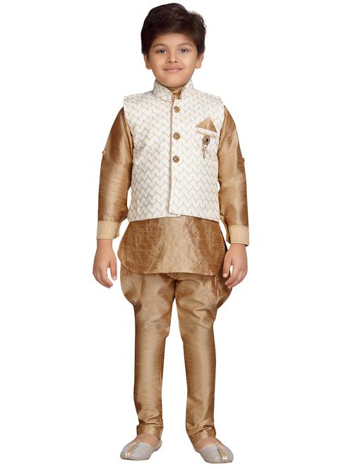 white silk kurta set - 16333857 - Very Small Image - 1