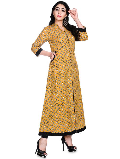 geometrical printed a-line kurta - 16335353 - Very Small Image - 1