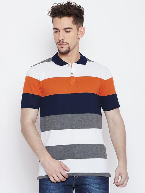 multi colored striped t-shirt - 16337116 - Very Small Image - 1