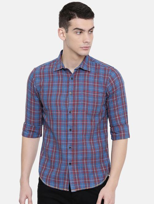 multi colored checkered casual shirt - 16337775 - Very Small Image - 1