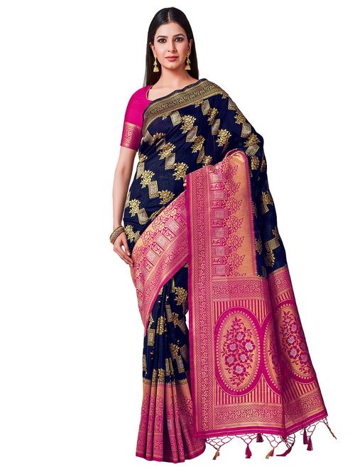 floral kanjivaram saree - 16338117 - Very Small Image - 1