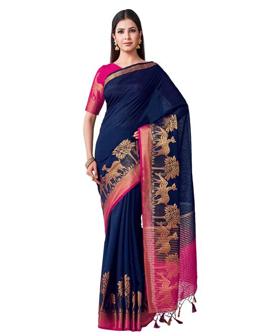 conversational kanjivaram saree - 16338119 - Very Small Image - 1