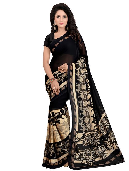 kalamkari printed saree with blouse - 16338618 - Very Small Image - 1