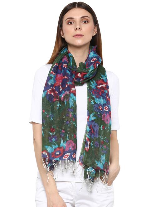 green linen stole - 16340491 - Very Small Image - 1