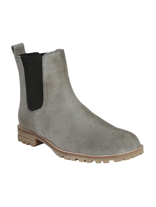 grey suede high ankle boots - 16341452 - Very Small Image - 1