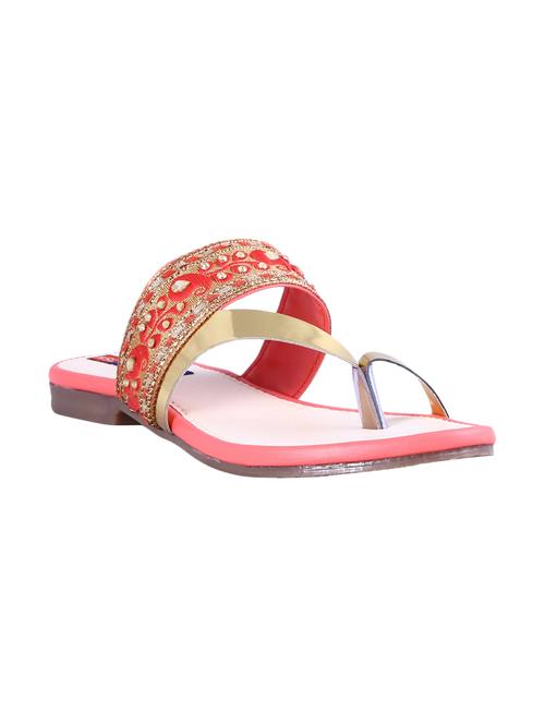 red one toe sandals - 16341935 - Very Small Image - 1