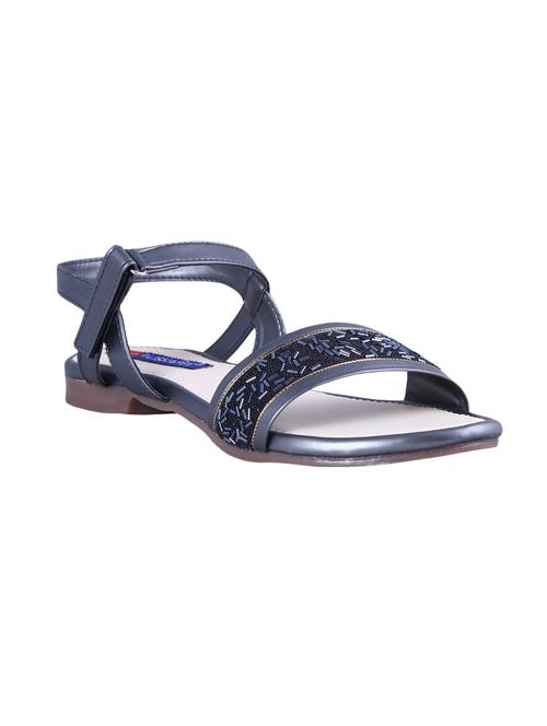 grey back strap sandals - 16341958 - Very Small Image - 1