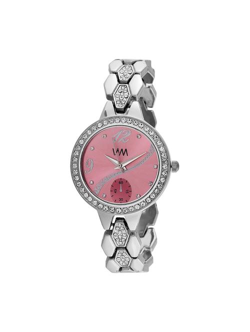 watch me round dial analog watch (wmal-354) - 16342459 - Very Small Image - 1