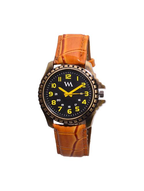 watch me round dial analog watch (awc-014mu) - 16342509 - Very Small Image - 1