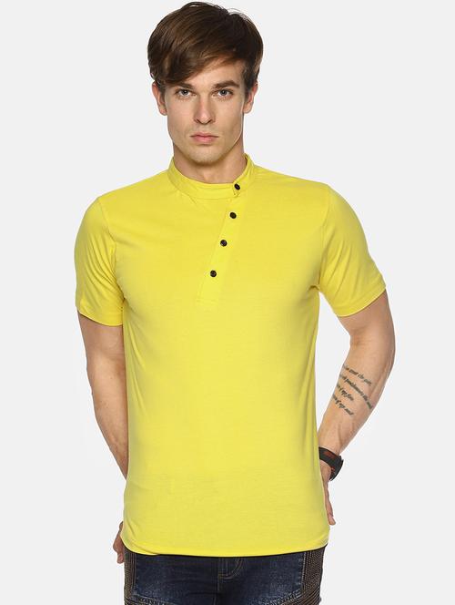 yellow solid t-shirt - 16345814 - Very Small Image - 1