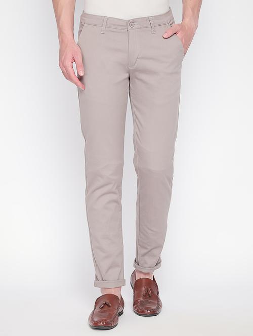 light grey solid chinos - 16346931 - Very Small Image - 1