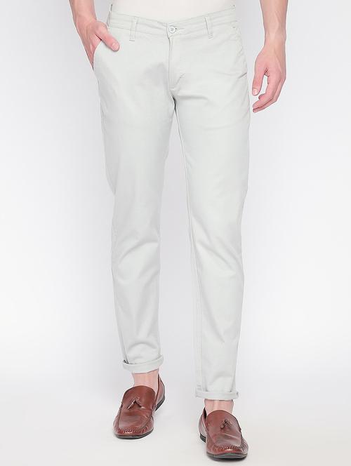light grey solid chinos - 16346933 - Very Small Image - 1