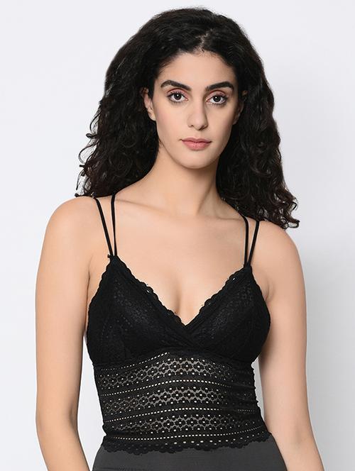 styled back schiffli bralette - 16346982 - Very Small Image - 1
