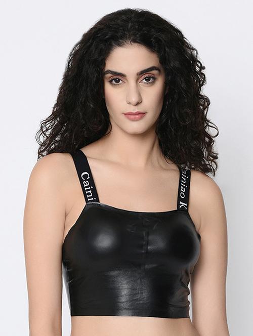 letter print bralette - 16347019 - Very Small Image - 1