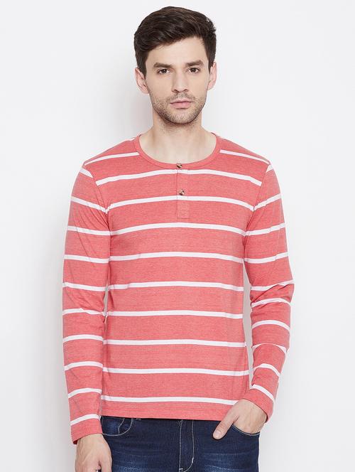pink striped t-shirt - 16348104 - Very Small Image - 1