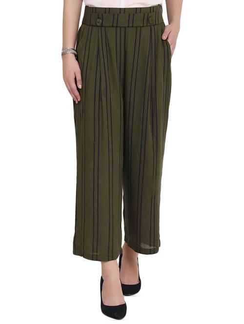 high rise pleat detail trouser - 16351812 - Very Small Image - 1