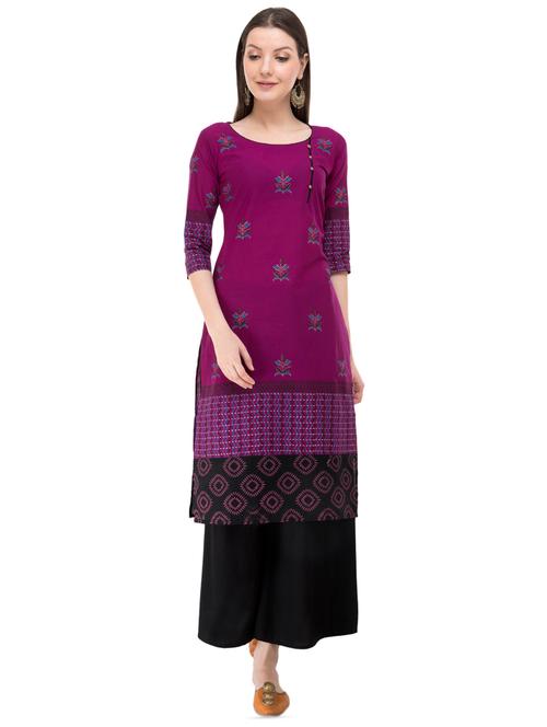 embroidered straight kurta - 16352836 - Very Small Image - 1
