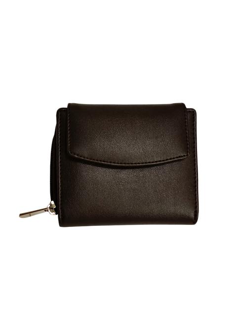 dark brown leatherette wallet - 16355119 - Very Small Image - 1
