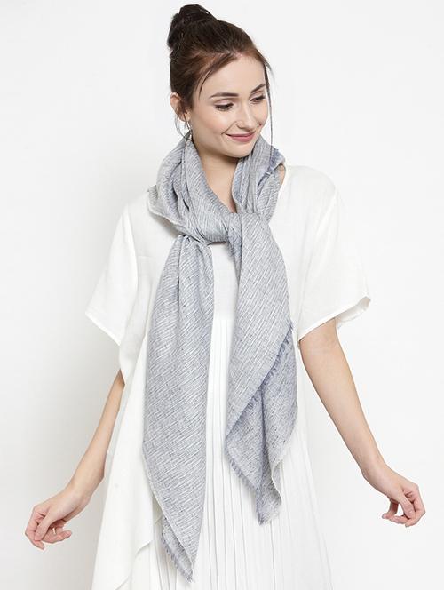 grey rayon scarf - 16356867 - Very Small Image - 1