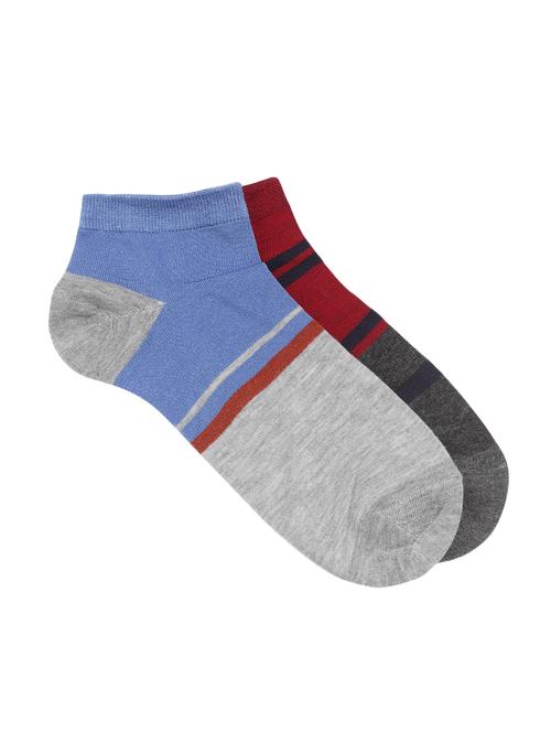 j style unisex cotton ankle length socks set of 2 - 16356892 - Very Small Image - 1