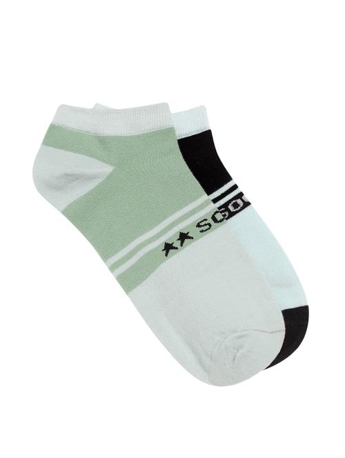j style unisex cotton ankle length socks set of 2 - 16356901 - Very Small Image - 1