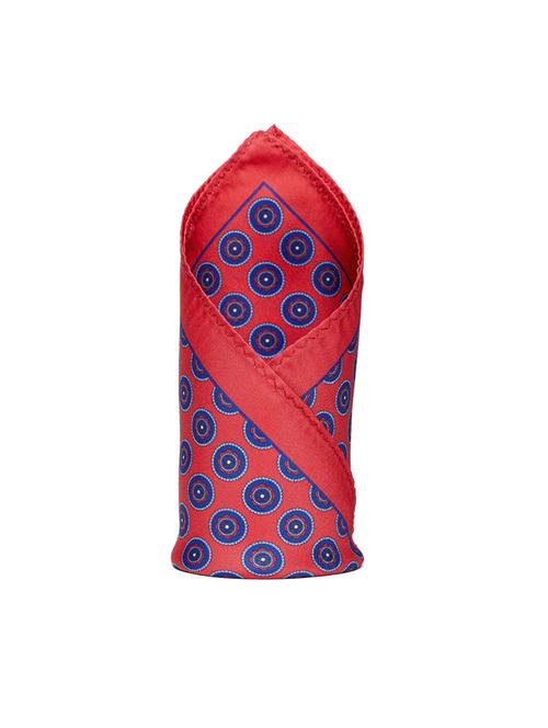 rust orange polyester pocketsquare - 16357546 - Very Small Image - 1