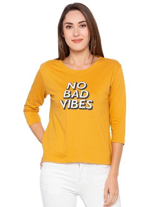quirky text round neck tee - 16360379 - Very Small Image - 1